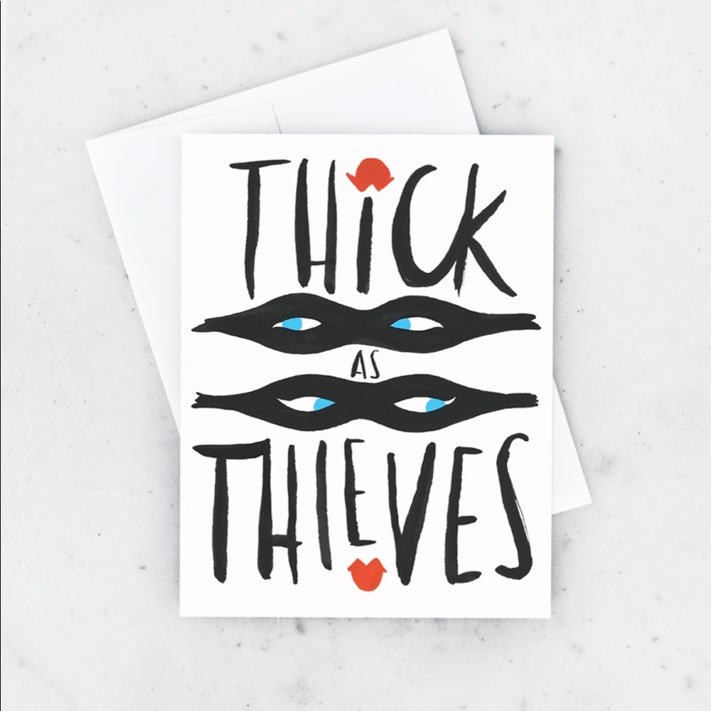 Idlewild Co Thick As Thieves Card Rifle Paper Co.